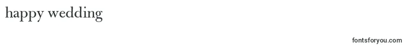 Police BulmermtstdRegular – polices de jour de mariage heureux